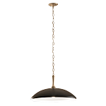 Подвесной светильник с широким куполообразным плафоном Kichler варинант исполнения - 2 | Loft Concept в Твери