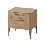 Тумба прикроватная с 2-мя выдвижными ящиками из массива дуба Type oak варинант исполнения - 1 | Loft Concept в Твери