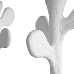 Люстра с белым каркасом и тканевыми абажурами Natural Stems варинант исполнения - 2 | Loft Concept в Твери