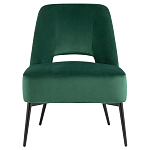 Мягкое кресло в зеленом велюре ALBA варинант исполнения - 2 | Loft Concept в Твери