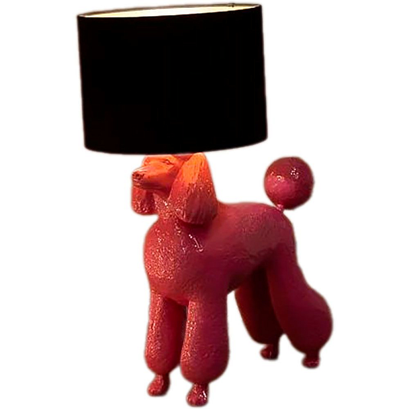 Лампа COLLECTION OF DOGS с абажуром Пудель Белый Черный Красный Золотой Серебряный Лампа COLLECTION OF DOGS с абажуром Пудель Белый Черный Красный Золотой Серебряный в Твери | Loft Concept
