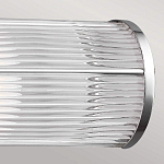 Бра для ванных комнат горизонтальное с 2-мя прозрачными рифлеными цилиндрическими плафонами Feiss варинант исполнения - 4 | Loft Concept в Твери