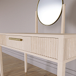 Туалетный Стол с зеркалом Primo Светлый дуб варинант исполнения - 5 | Loft Concept в Твери