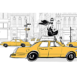 Megan Hess. New york: through a fashion eye варинант исполнения - 4 | Loft Concept в Твери