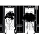 Megan Hess. Elegance варинант исполнения - 5 | Loft Concept в Твери