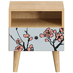 Прикроватная тумба с изображением на ящике Elise Nightstand варинант исполнения - 13 | Loft Concept в Твери