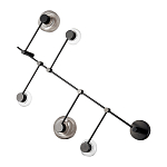 Бра с 5-ю плафонами разного диаметра и цвета Polyhedron варинант исполнения - 2 | Loft Concept в Твери