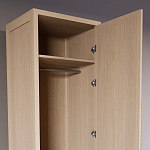 Узкий Шкаф Primo с 2 выдвижными ящиками Светлый дуб варинант исполнения - 6 | Loft Concept в Твери