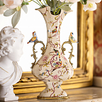 Ваза из фарфора с бронзовыми вставками Eden Garden варинант исполнения - 8 | Loft Concept в Твери