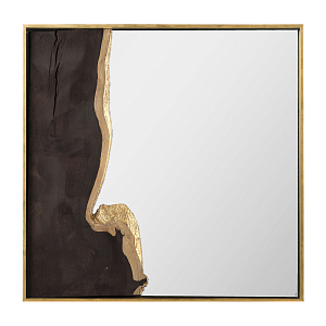 Зеркало с панно из среза палисандра Noble Mirror