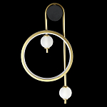 Бра с круглой рамкой и стеклянными белыми шарами B.LUX C Ball варинант исполнения - 2 | Loft Concept в Твери