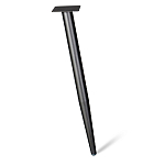 Обеденный стол с прямоугольной черно-золотой столешницей из стекла на 4-х металлических ножках Gold and Black Marble варинант исполнения - 5 | Loft Concept в Твери