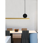 Люстра линейная светодиодная в минималистичном стиле New Age of Light варинант исполнения - 7 | Loft Concept в Твери