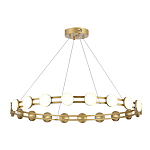 Люстра кольцевая с круглыми светодиодными источниками света Maxine Light варинант исполнения - 7 | Loft Concept в Твери