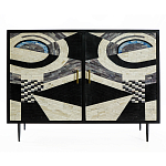Буфет в гостиную с инкрустацией  Bone Inlay sideboard - 2 doors варинант исполнения - 1 | Loft Concept в Твери
