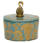 Фарфоровая шкатулка Swan Lake варинант исполнения - 5 | Loft Concept в Твери