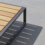 Шезлонг на металлическом каркасе с регулируемой спинкой GUELL Sunbed варинант исполнения - 5 | Loft Concept в Твери