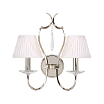 Бра с 2-мя лампами и подвеской из прозрачного стекла Elstead Lighting варинант исполнения - 2 | Loft Concept в Твери