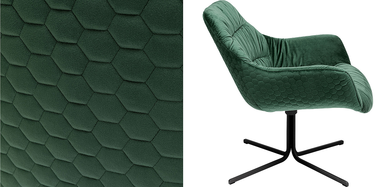 Кресло вращающееся Green Honeycomb - Loft-Concept в Твери