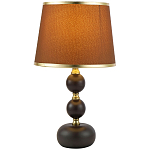 Настольная лампа с абажуром Altera Lampshade Brown Gold Table Lamp варинант исполнения - 1 | Loft Concept в Твери