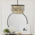 Люстра круглая с подвесками из натурального перламутра Nacre варинант исполнения - 2 | Loft Concept в Твери