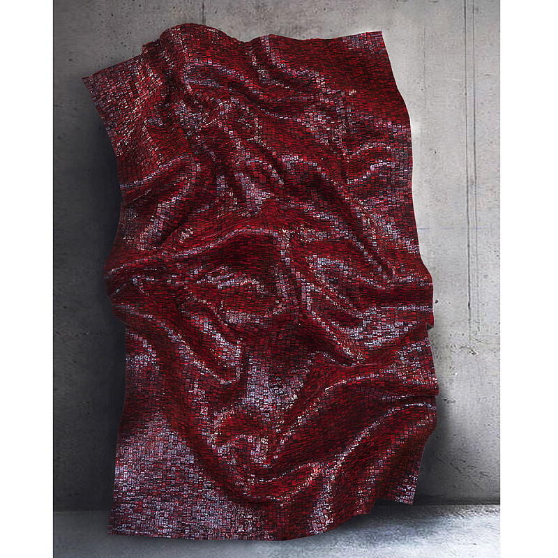 Панно «Red Flow» Бордовый в Твери | Loft Concept 