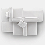 Модульный диван трансформер Harn в стиле минимализм  варинант исполнения - 2 | Loft Concept в Твери