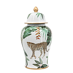 Ваза из фарфора с ручной росписью Leopard Collection  варинант исполнения - 3 | Loft Concept в Твери