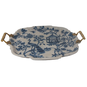 Поднос Peacock Garden Vase