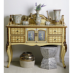 Комод деревянный Illustration of flowers варинант исполнения - 7 | Loft Concept в Твери