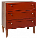 Комод красный из массива бука с 3-мя ящиками Wenge Light варинант исполнения - 1 | Loft Concept в Твери