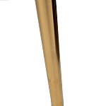 Стул бежевый из экокожи на золотых ножках Attribute of Elegance варинант исполнения - 5 | Loft Concept в Твери