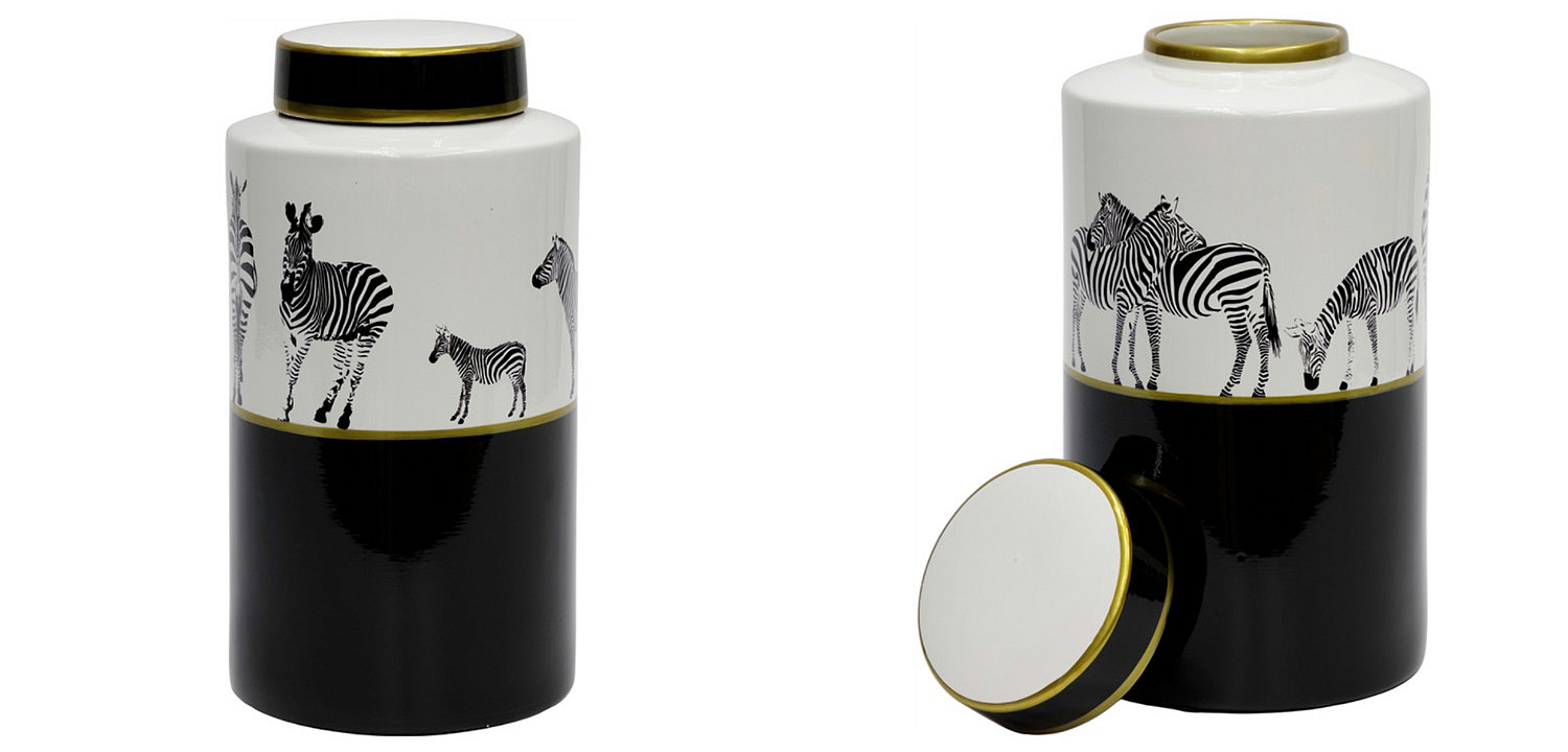 Ваза Zebra Vase white and black 32 Ваза Zebra Vase white and black 32 - Loft-Concept в Твери