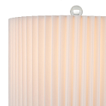 Настольная лампа с прозрачным корпусом и фактурным абажуром Charm and Luxury варинант исполнения - 2 | Loft Concept в Твери