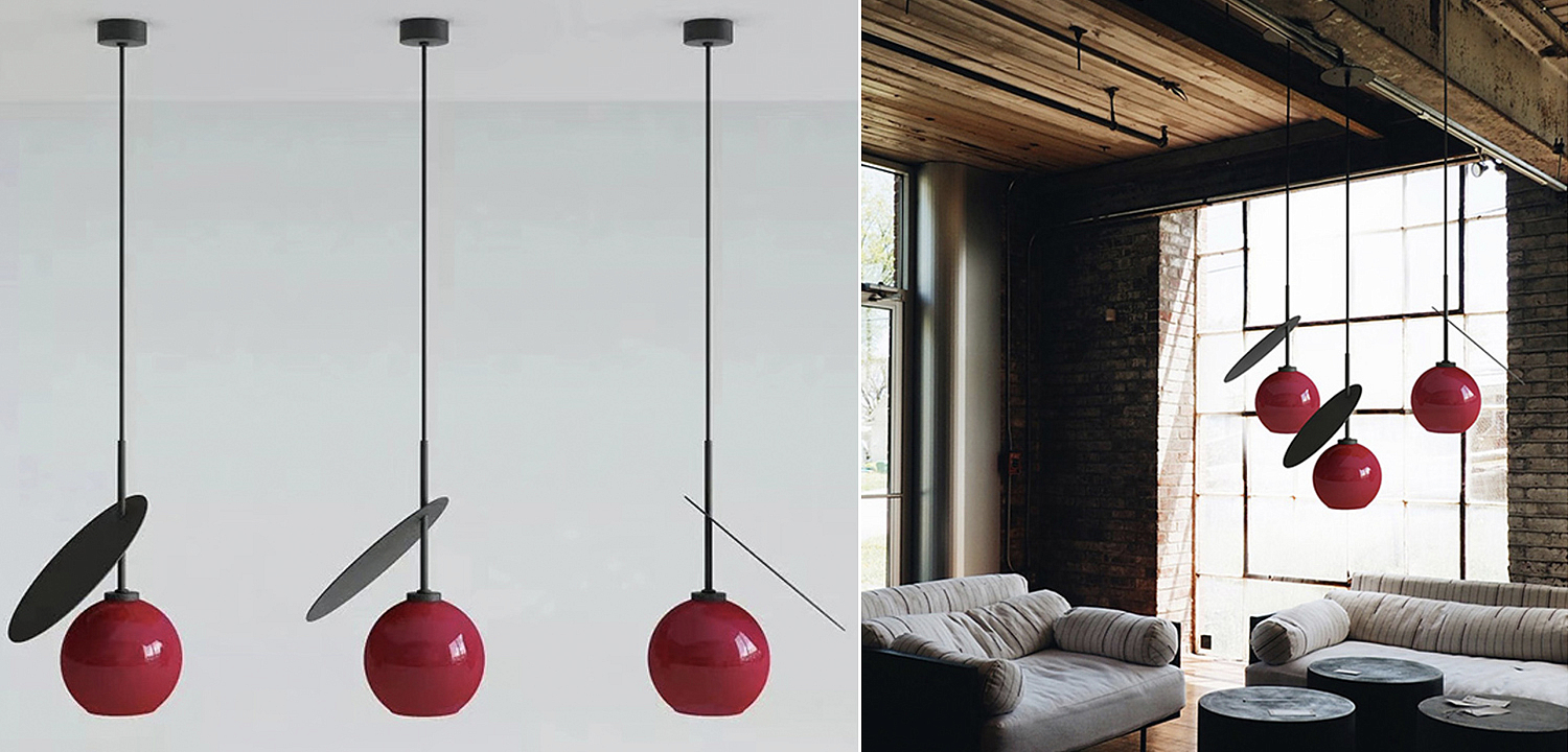 Подвесной светильник Cherry Pendant One Red Подвесной светильник Cherry Pendant One Red - Loft-Concept в Твери