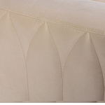 Кресло велюровое бежевое Cubic Silhouette варинант исполнения - 5 | Loft Concept в Твери