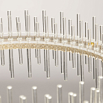 Люстра круглая с прозрачными стеклянными трубками 51 см Nembus варинант исполнения - 12 | Loft Concept в Твери