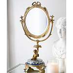 Настольное зеркало в бронзовой рамке Eden Garden варинант исполнения - 4 | Loft Concept в Твери