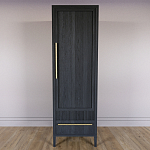 Узкий Шкаф Primo с 2 выдвижными ящиками Черный дуб варинант исполнения - 2 | Loft Concept в Твери