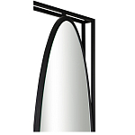 Зеркало овальное в металлической оправе в стиле лофт Urban Style Space варинант исполнения - 2 | Loft Concept в Твери