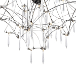 Потолочный светильник с тонким металлическим каркасом цвета хром Quasar варинант исполнения - 4 | Loft Concept в Твери