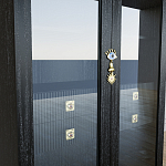 Дизайнерский шкаф витрина Elsa Dreams Black с 4-мя ящиками варинант исполнения - 4 | Loft Concept в Твери