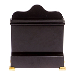 Часы настольные из натурального камня Нефрит с декором в виде Кариатиды Caryatid Stone Clock варинант исполнения - 3 | Loft Concept в Твери