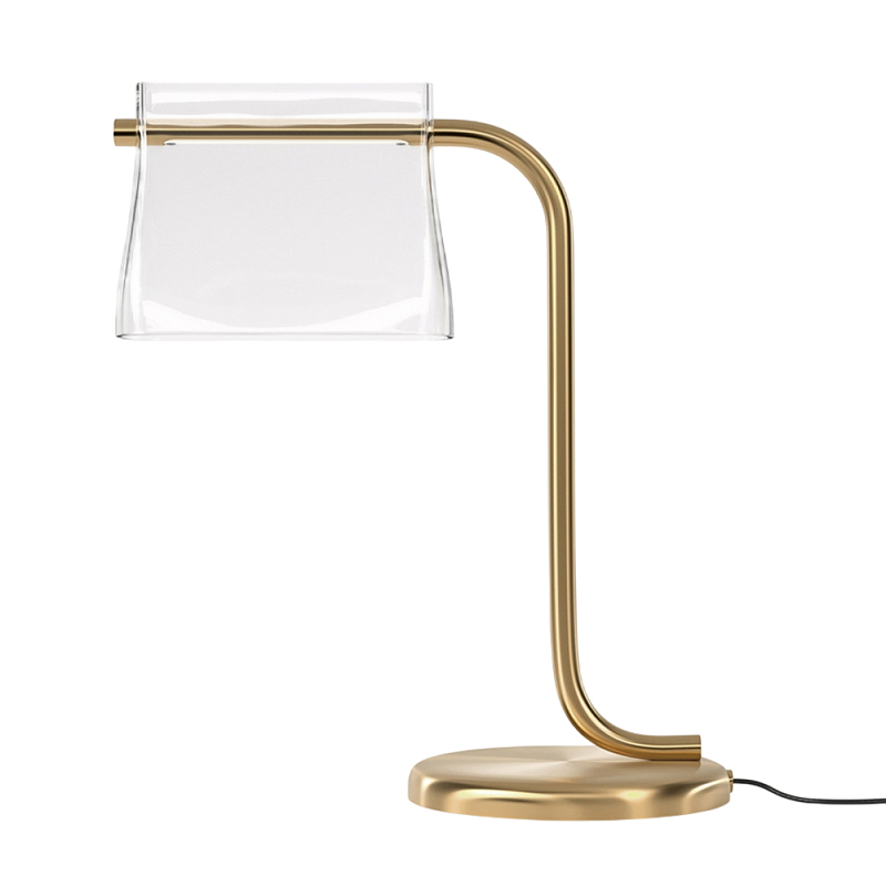 Настольный светильник Cabaret 3000К 8Вт Латунь Прозрачный в Твери | Loft Concept 