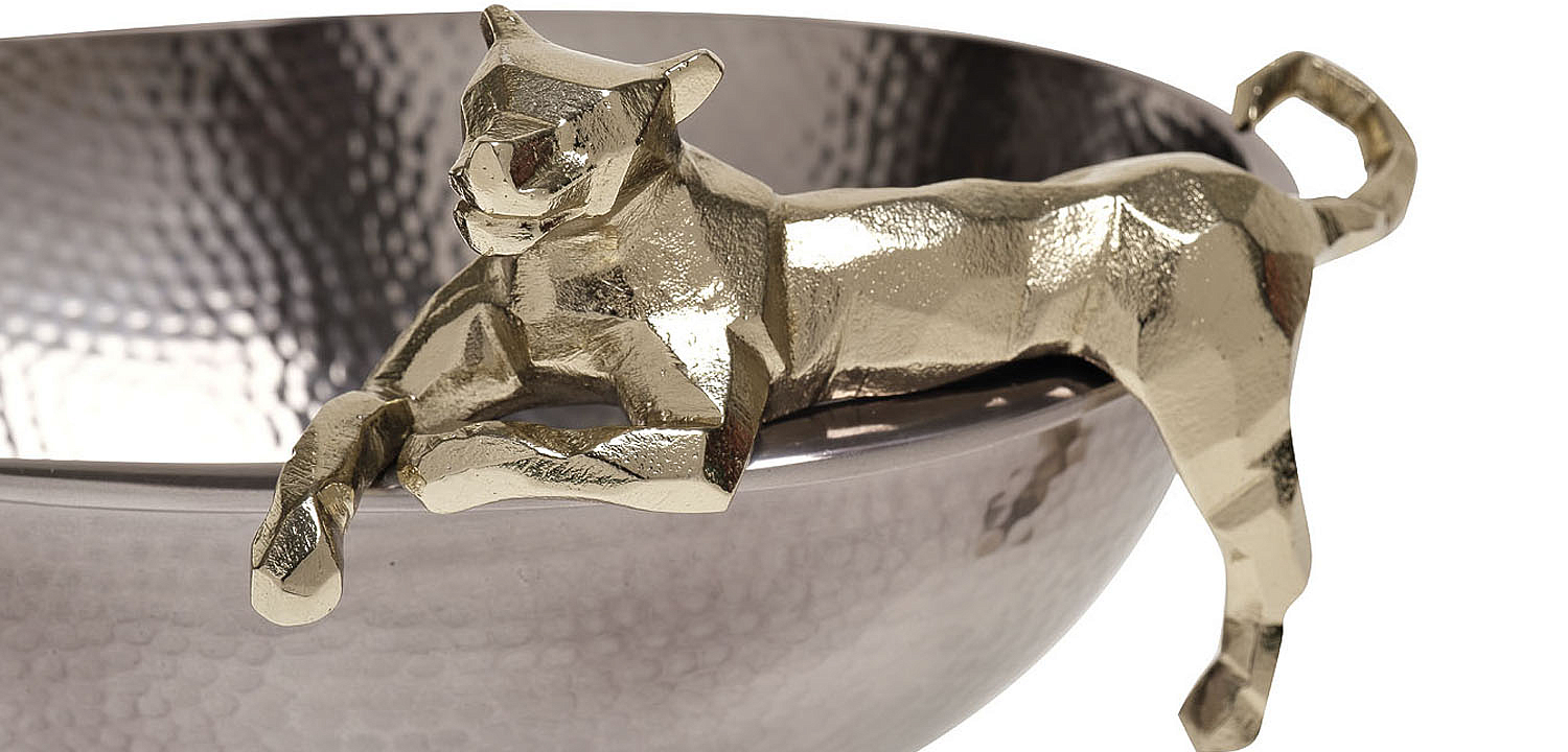 Блюдо Gold Jaguar Блюдо Gold Jaguar - Loft-Concept в Твери