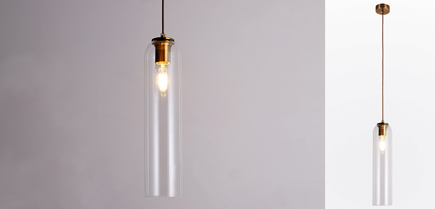 Подвесной светильник Float Pendant Drunken Clear glass Подвесной светильник Float Pendant Drunken Clear glass - Loft-Concept в Твери