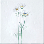 Плитка с узором Ромашки варинант исполнения - 2 | Loft Concept в Твери