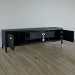 TV-тумба Дизайнерская Elsa Dreams Black варинант исполнения - 3 | Loft Concept в Твери