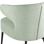 Современное мягкое кресло на металлических ножках Rakush Pistachio варинант исполнения - 7 | Loft Concept в Твери