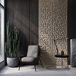 Гипсовая 3D панель с принтографией PM-45 варинант исполнения - 1 | Loft Concept в Твери